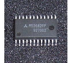 M 52682 FP ( = 3 Channel 6-Bit D/A Converter, Mitsubishi, SMD )
